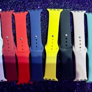 Vibrant Silicone Watch Bands Set
